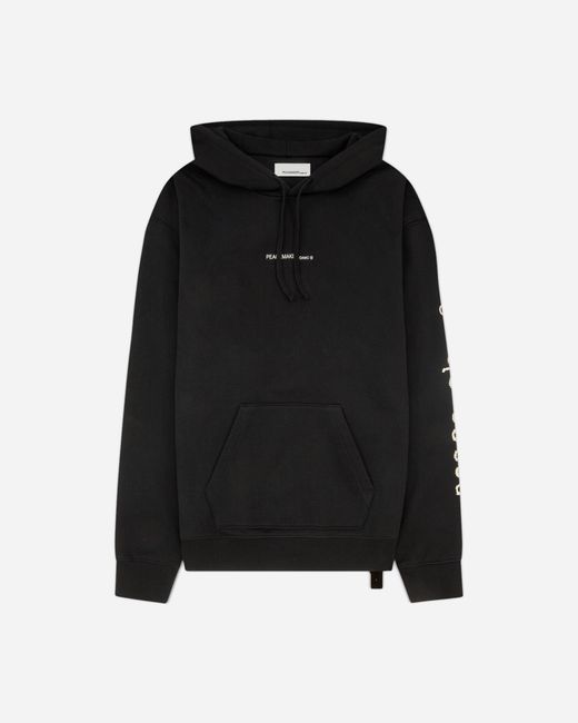 Oamc Peacemaker Black Men S Pigeon Print Loose Fit Hoodie for men