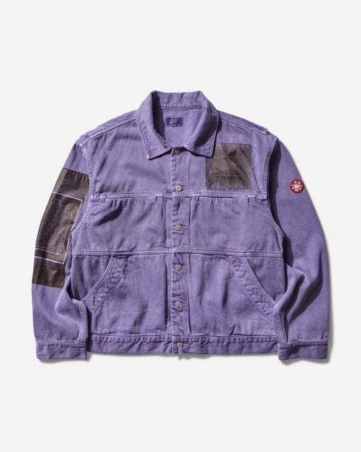 Cav Empt Purple S Overdye Vh Ex Dna Denim Jacket for men