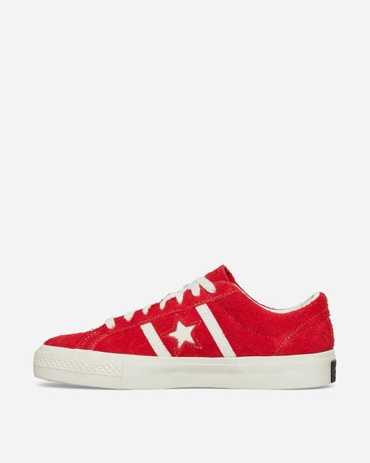 Converse One Star Academy Pro Suede Sneakers Red for men