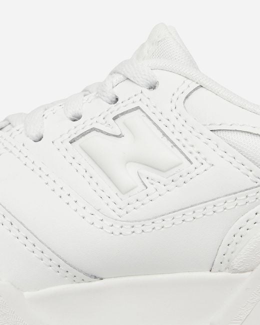 New Balance White 550 Sneakers (ps)