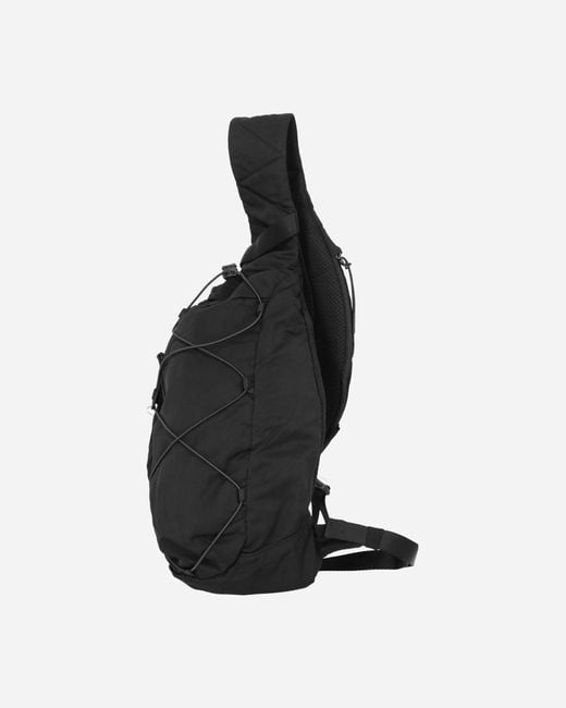 C P Company White Nylon B Crossbody Rucksack for men