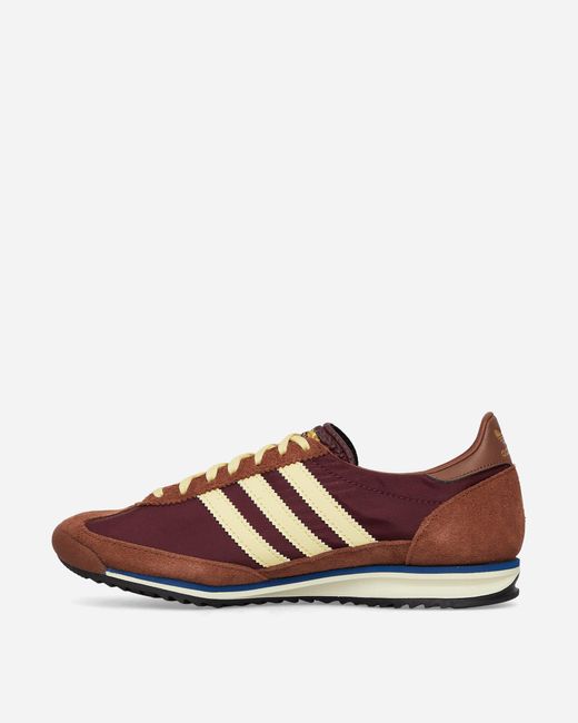 Adidas Brown Sl 72 Og Sneakers Maroon / Almost Yellow / Preloved