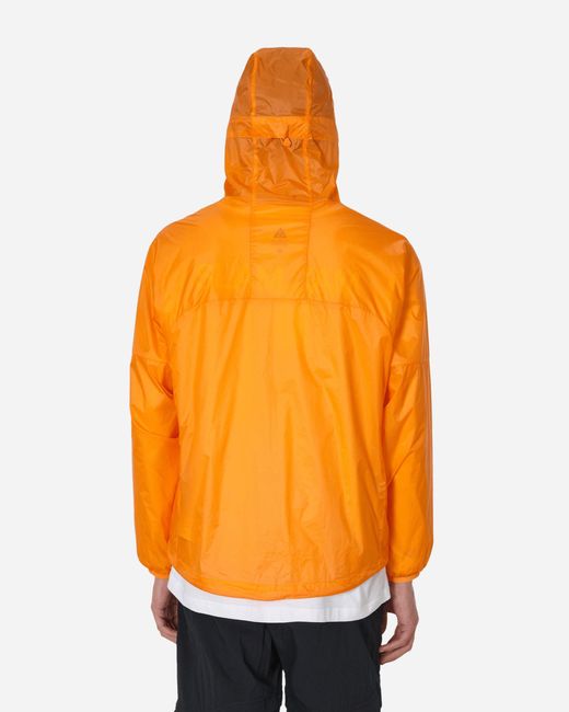 Nike Orange Acg Cinder Cone Windproof Jacket Bright Mandarin for men