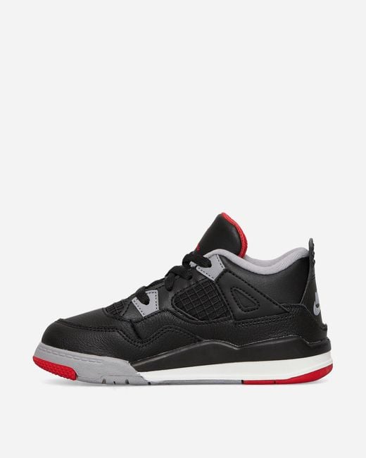 Jordan retro 4 black best sale and white