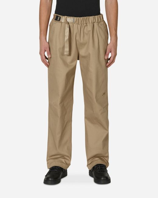 Nike Tech Pack Woven Work Pants Beige in Natural for Men | Lyst