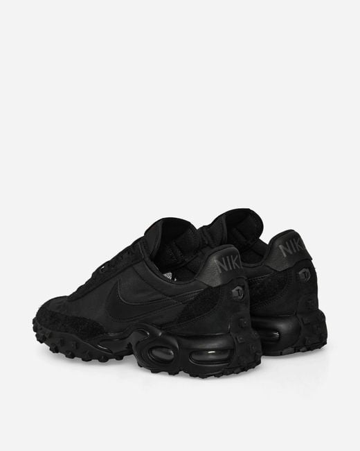 Nike Black Air Max Waffle Sneakers Anthracite for men