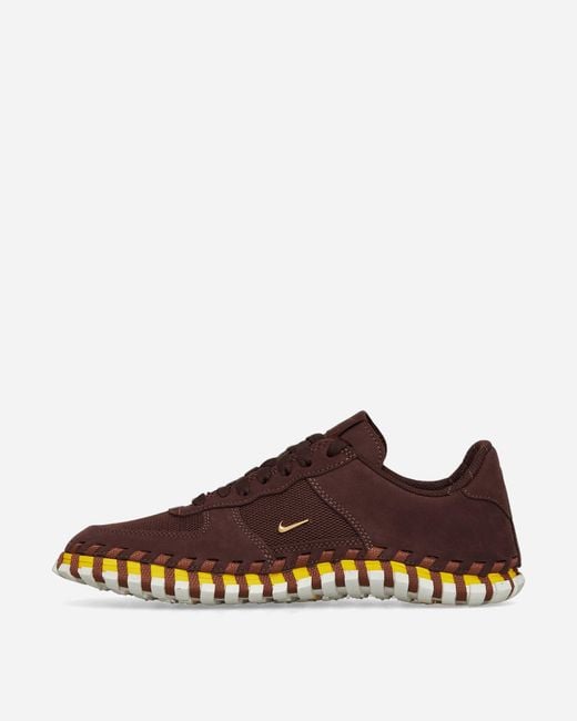 Nike Brown Jacquemus Wmns J Force 1 Low Lx Sneakers Earth / Metallic Gold for men