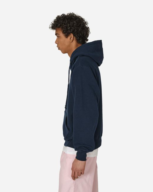 Noah NYC Blue Classic Hooded Sweatshirt for men