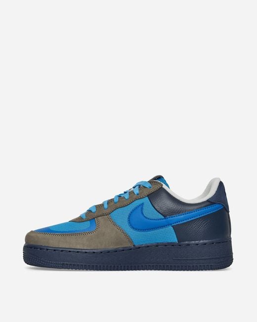 Nike Blue Stash Air Force 1 Low Sneakers Soft Harbor for men