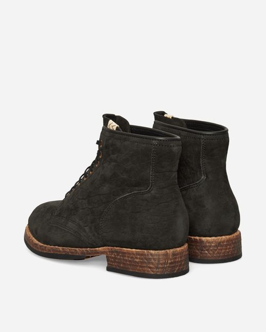 Visvim Black Brigadier Mid-Folk Boots for men