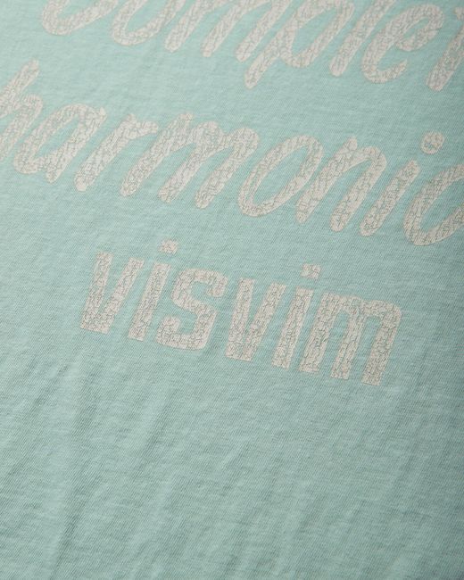 Visvim Green S Jumbo T-Shirt Dmgd Light for men