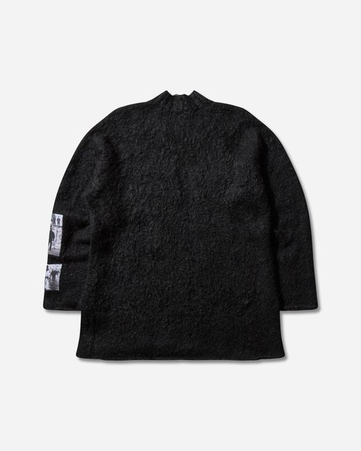 Undercover Black Men S Conrad Schnitzeler Mohair Sweater for men