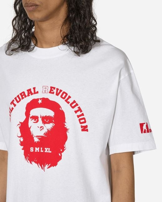 Fuct White Cultural Evolution T-shirt for men