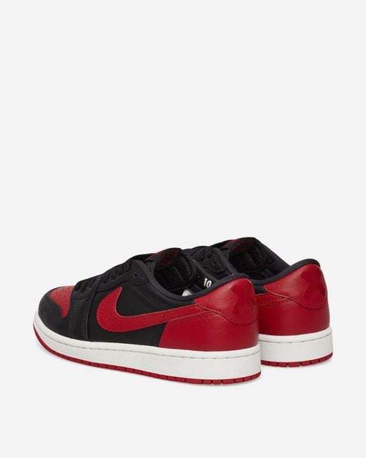 Nike Red Air Jordan 1 Retro Low Og Banned Sneakers Varsity for men