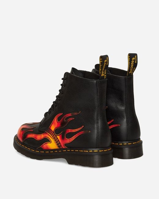 Dr. Martens 1460 Pascal Flame Boots / Vibrant Red for men