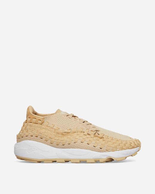 Nike White S Air Footscape Woven Sneakers Sesame