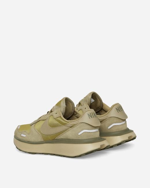 Nike Green Wmns Phoenix Waffle Sneakers Pacific Moss / Medium Olive for men