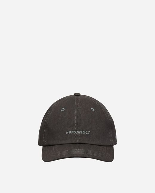 AFFXWRKS Black Logo Cap for men