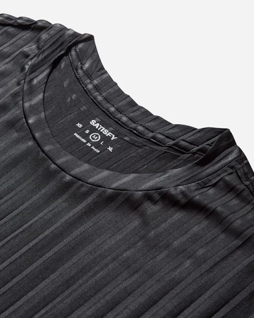 Satisfy Blue Men S Auralite Pleated Long T-shirt for men