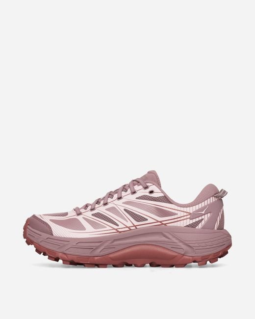 Hoka One One Pink Mafate Speed 2 Sneakers Classic Mauve / Carnation for men