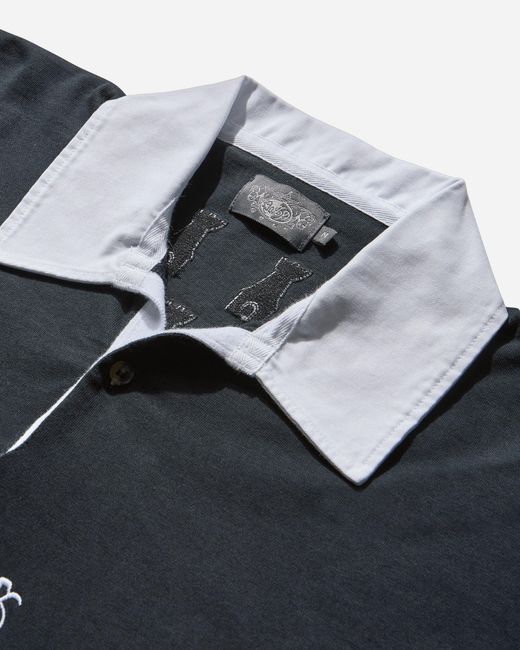 SLAM JAM Blue Posa 3agles Rugby Polo Navy for men