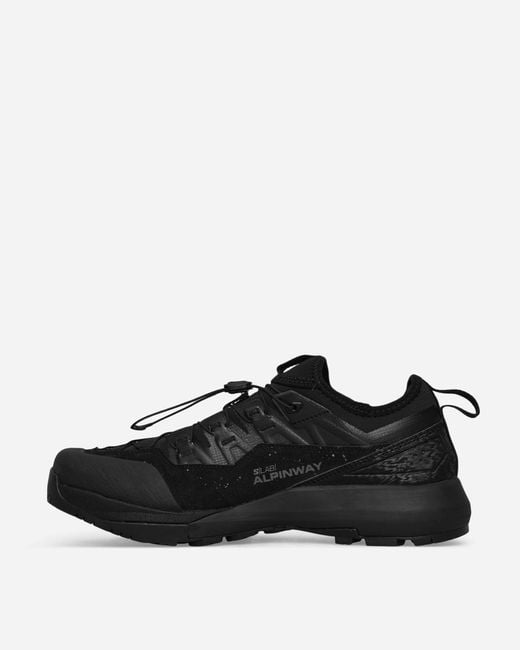 Salomon Black Alpinway Advanced Sneakers / / Asphalt for men