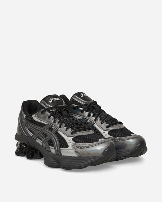 Asics Black Gel-Kinetic Fluent Sneakers Graphite for men