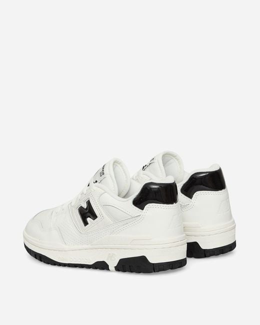 New Balance White 550 Sneakers / Black for men