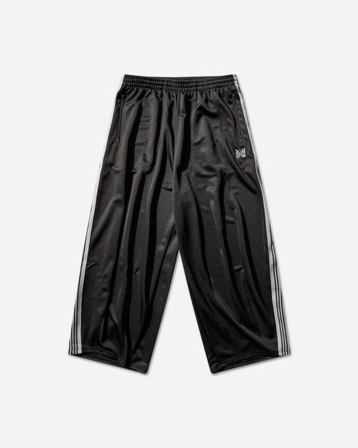 Needles Gray Men S H.d. Poly Smooth Track Pants Charcoal for men