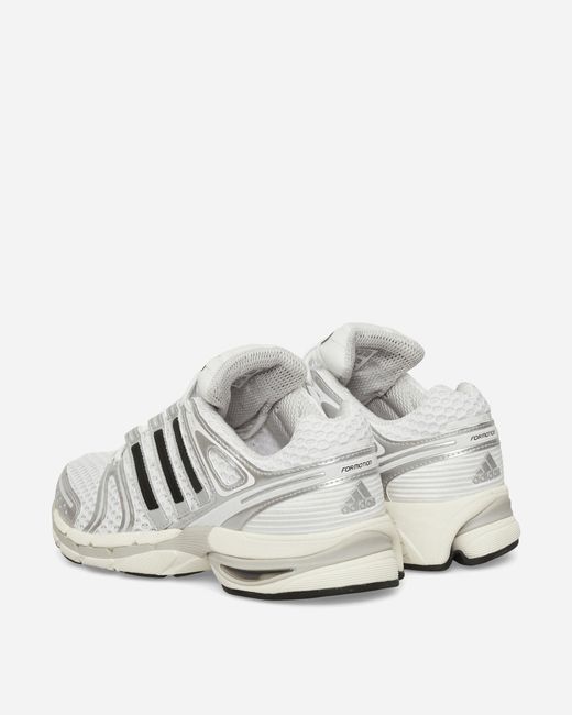 Adidas White Adistar Control 5 Sneakers Metallic One Core for men