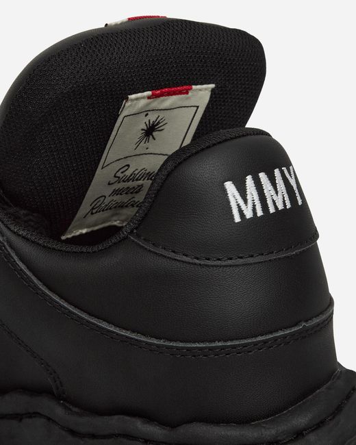 Maison Mihara Yasuhiro Black Wayne Puffer Og Sole Leather Low Sneakers for men