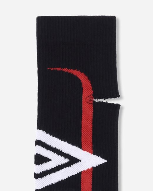 Umbro White Logo Socks for men