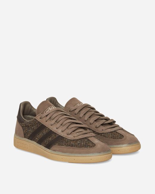 Adidas Brown Handball Spezial Sneakers Aurora Coffee for men