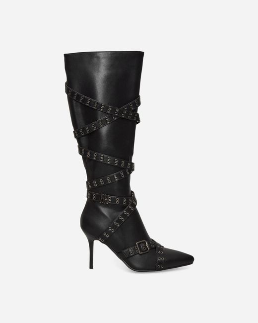 Nii HAI Black Women S Strappy Boots
