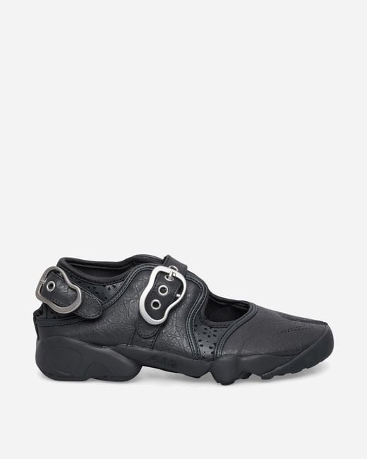 Nike Black S Air Rift Leather Sandals