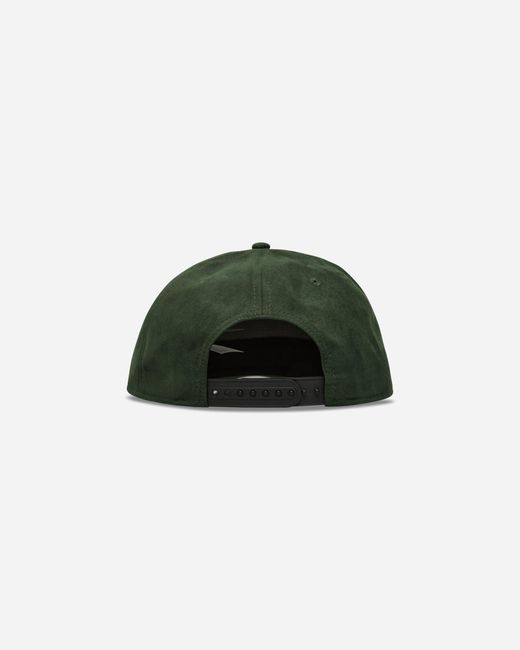 KTZ Green La Dodgers Faux Suede 9Forty E-Frame Cap Dark for men