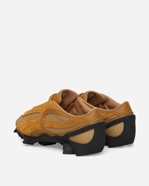 PUMA Brown Beisser Waxed Sneakers Aged Copper / Authentic Gold for men