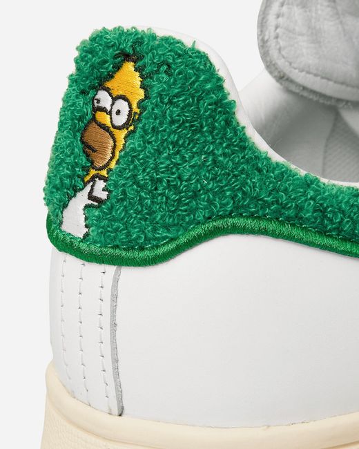 adidas Homer Simpson Stan Smith Sneakers Cloud White / Green for Men | Lyst  Australia