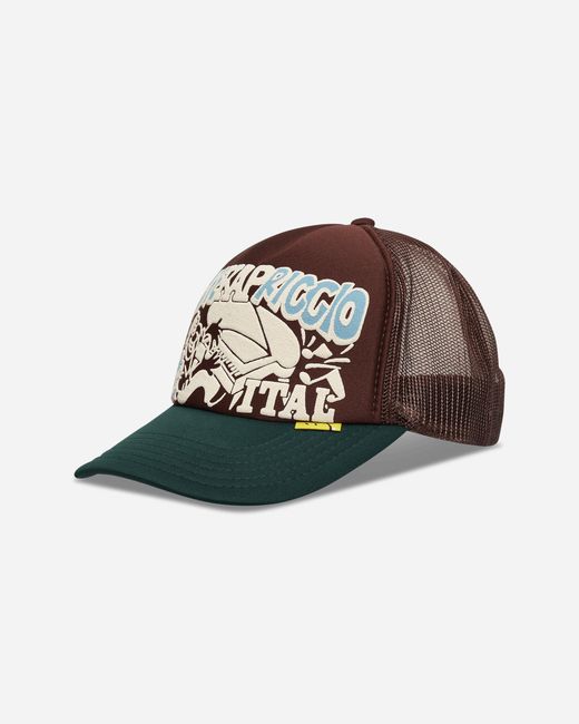 Kapital Green Life Kapriccio Track Cap for men