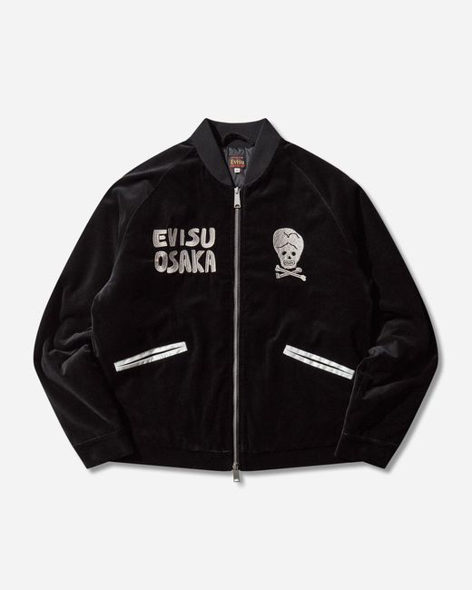 Evisu Black S Vintage Padded Work Jacket for men