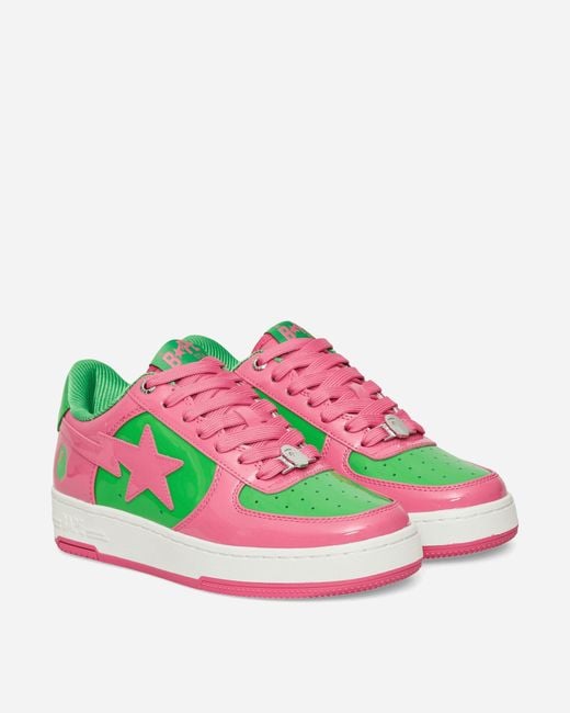 A Bathing Ape Pink Bape Sta #1 M2 Sneakers for men