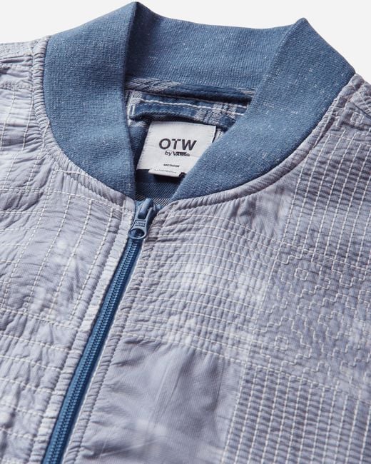 Vans Blue Tdc Double Layered Bomber Jacket Deep for men