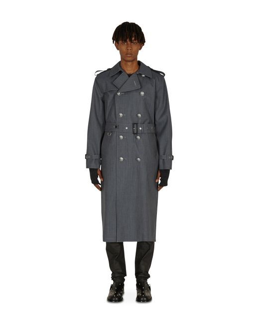 Reflective trench hotsell coat