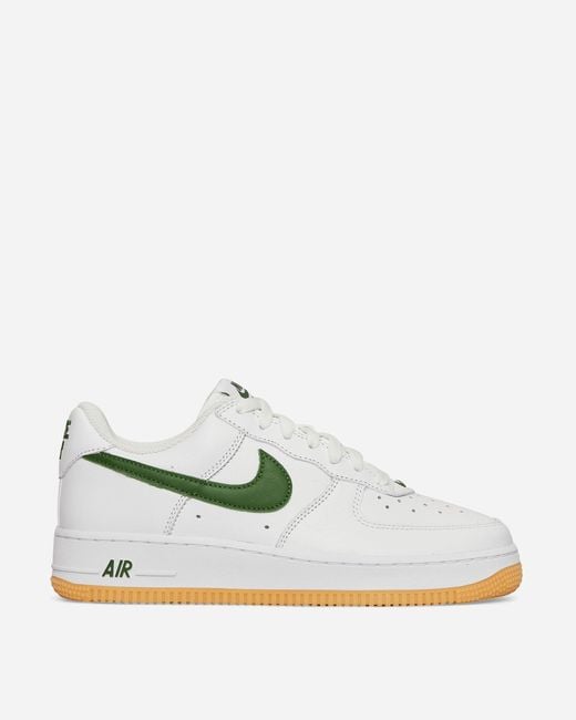 Nike White Air Force 1 Low Retro Color Of The Month Sneakers / Forest for men