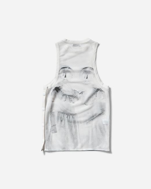 Hyein Seo White Women S Jr Mesh Sleeveless Top