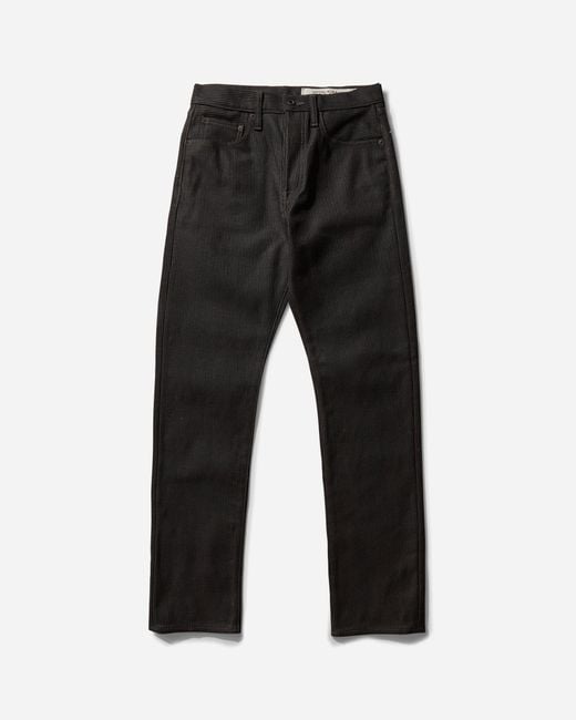 Kapital Black S Century Denim No.9 Monkey Cisco Pants Mud Dye for men