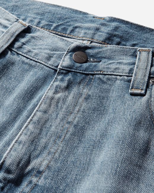 Carhartt Blue Men S Aaron Pants (burst Washed) for men