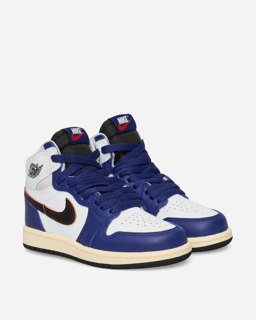 Nike Air Jordan 1 High Og Rare Air (ps) Sneakers White / Deep Royal Blue for men