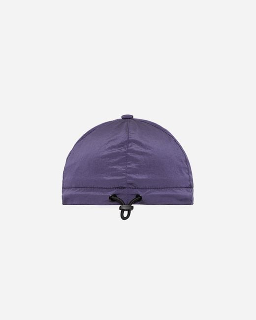 Stone Island Purple Nylon Metal Cap for men