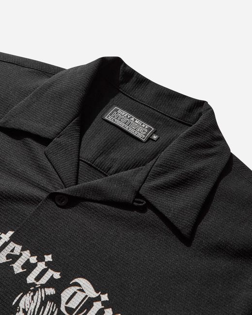 Hysteric Glamour Men S Hysteric Times Shirt in Black for Men | Lyst